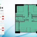 Cần bán căn hộ Bcons Garden 2 phòng ngủ 63m2 căn góc view hồ bơi
