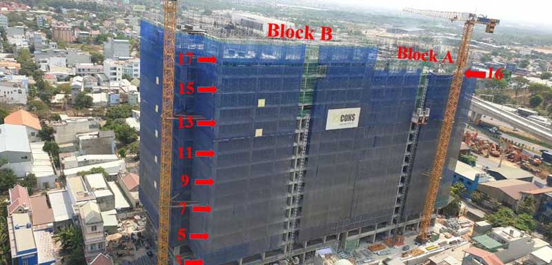 Tiến độ Bcons Miền Đông 26/03/2020