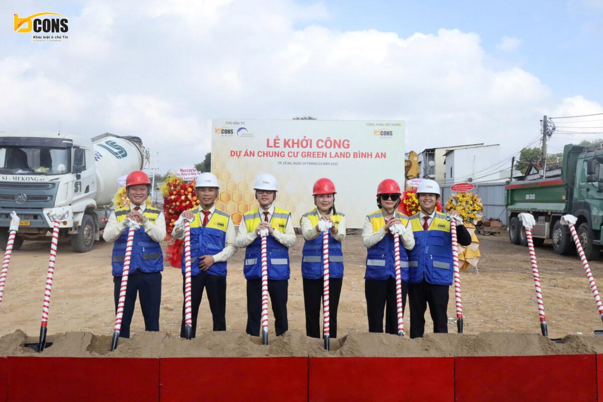 Chính thức khởi công dự án Green Land Bình An & Khu nhà ở Bình Thung
