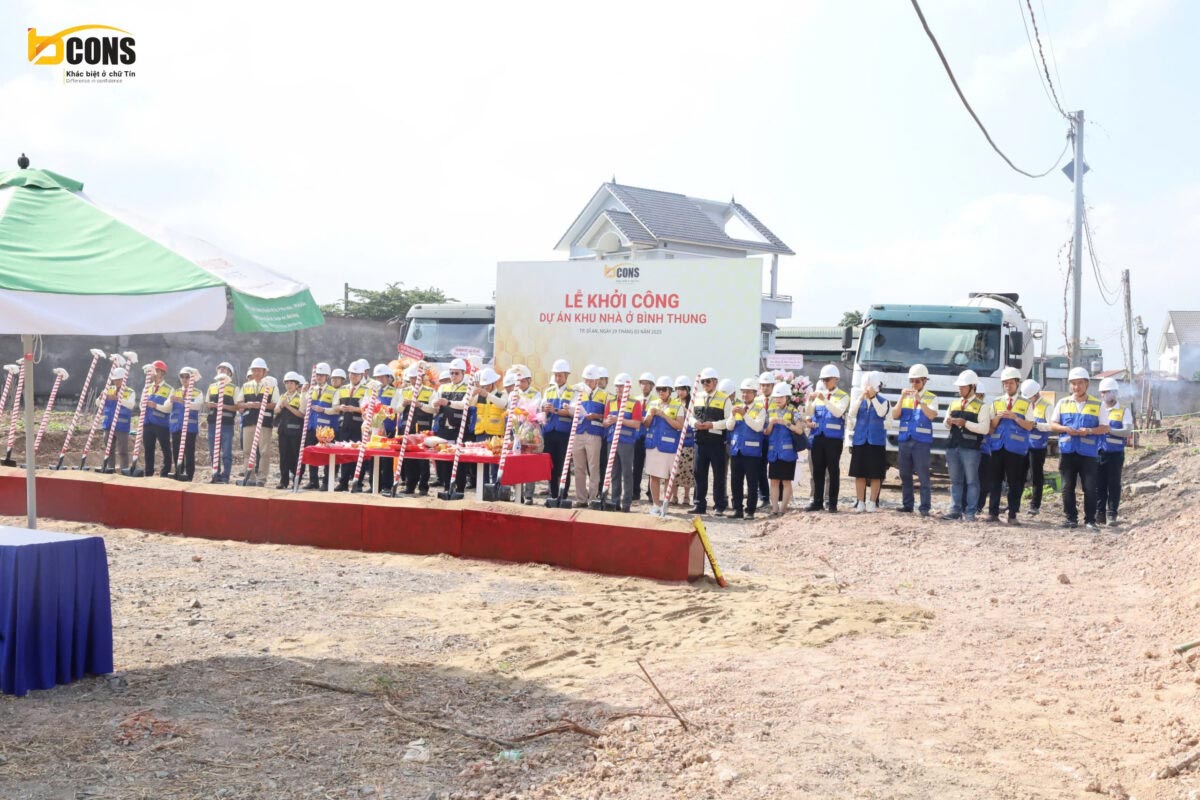 Chính thức khởi công dự án Green Land Bình An & Khu nhà ở Bình Thung