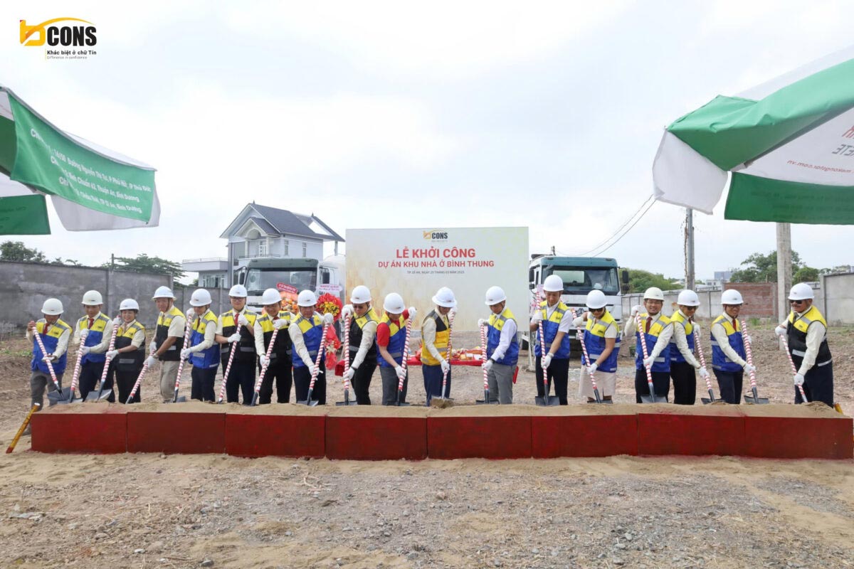 Chính thức khởi công dự án Green Land Bình An & Khu nhà ở Bình Thung