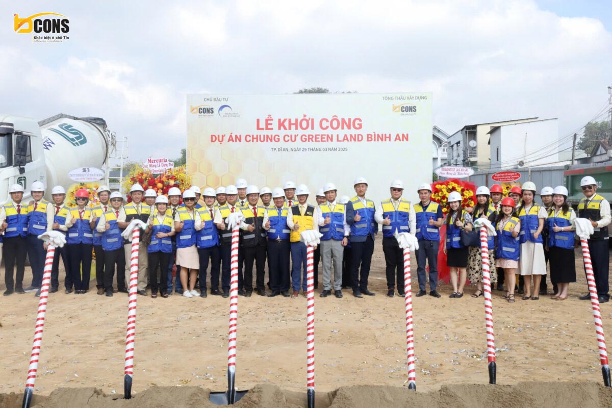Chính thức khởi công dự án Green Land Bình An & Khu nhà ở Bình Thung