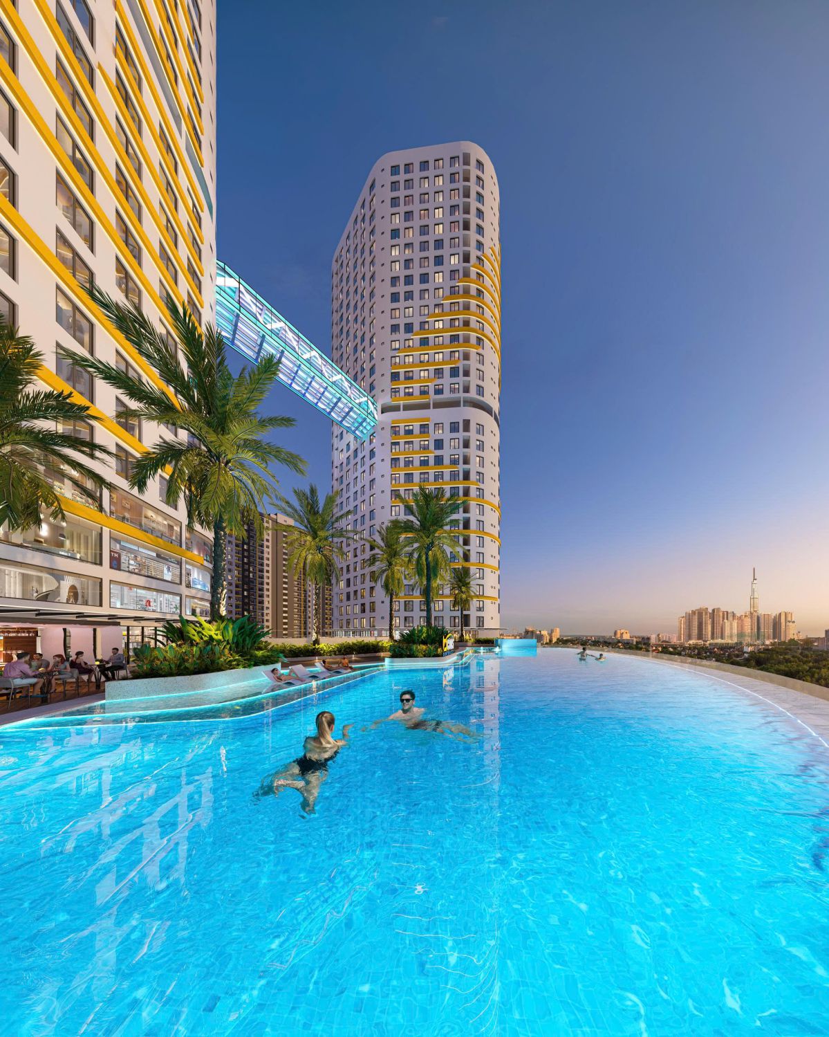 Hồ bơi tại Bcons Center City