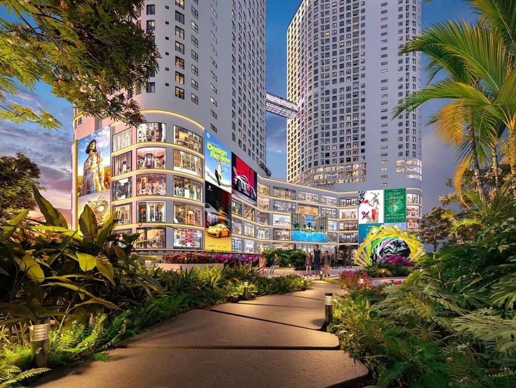 Trung tâm thương mại Bcons Center City quy mô 7 tầng