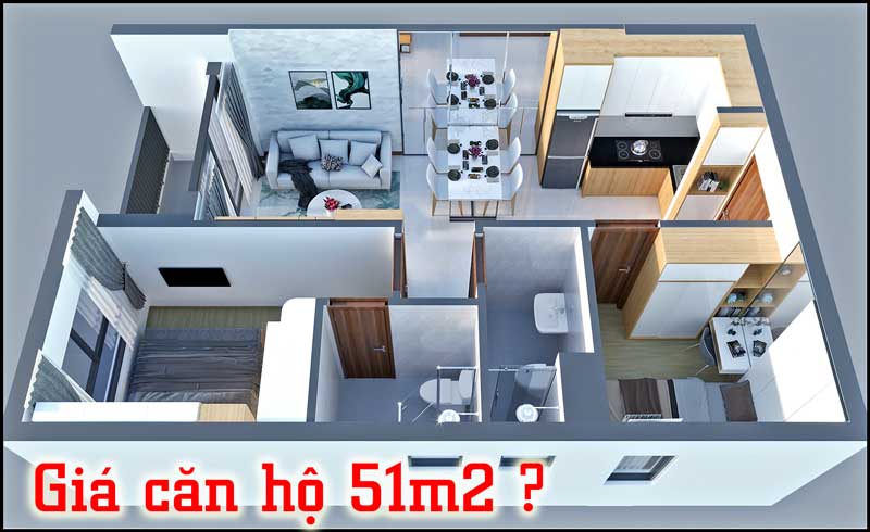 giá bán căn hộ Bcons Green View 51m2?