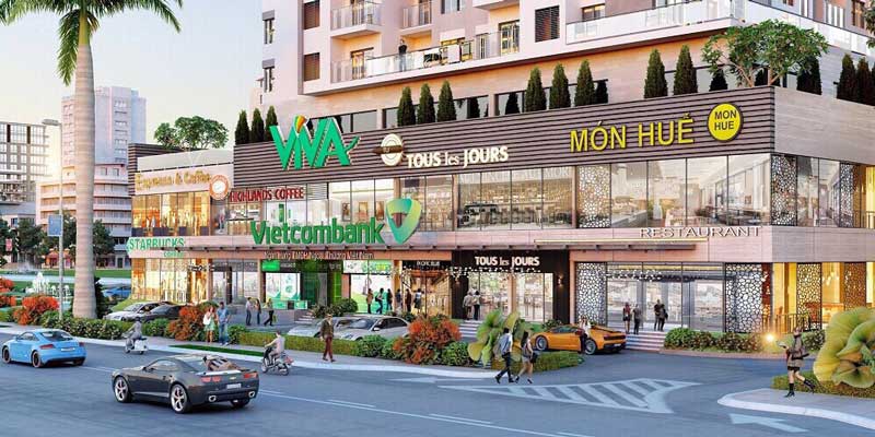 shophouse căn hộ bcons green view