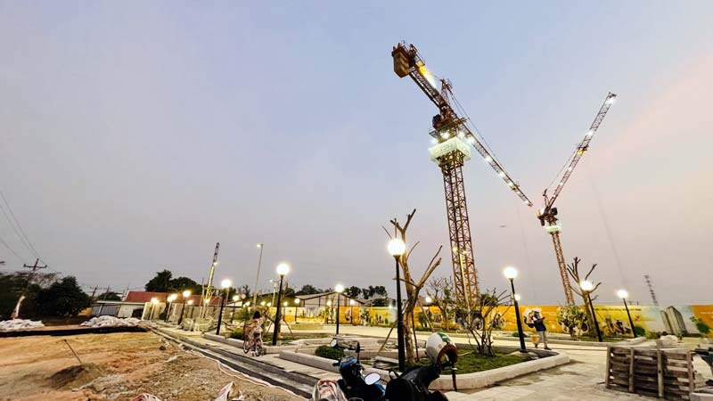 Hình ảnh mới nhất công viên Bcons Plaza cập nhật ngày 04/02/2021