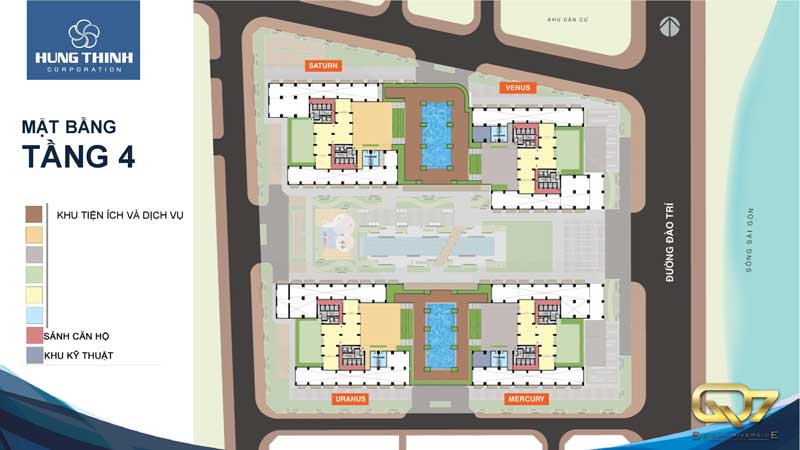mặt bằng dự án q7 riverside