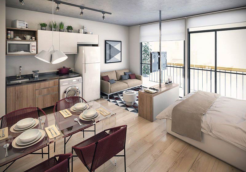 căn hộ studio là gì