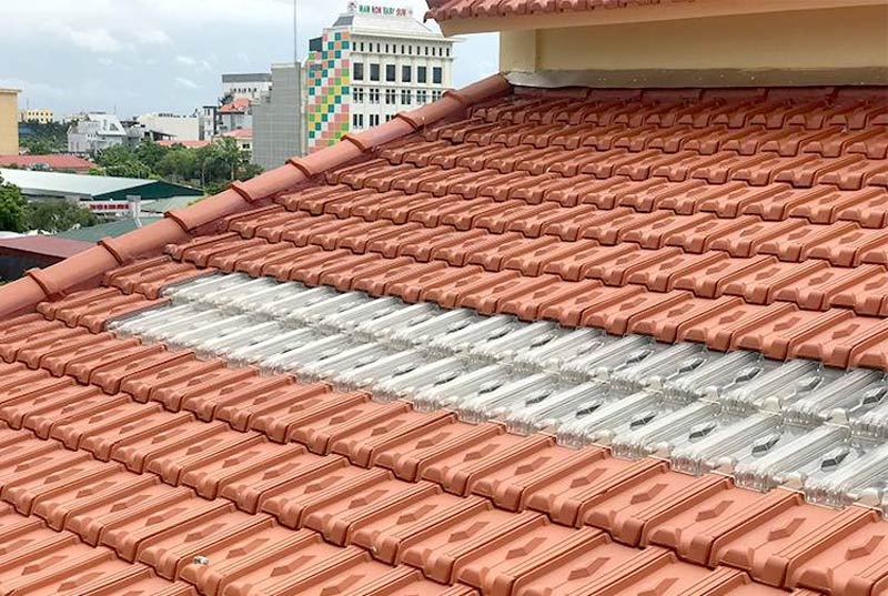 ứng dụng ngói lấy sáng