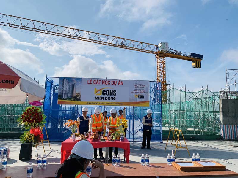 bcons miền đông cất nóc